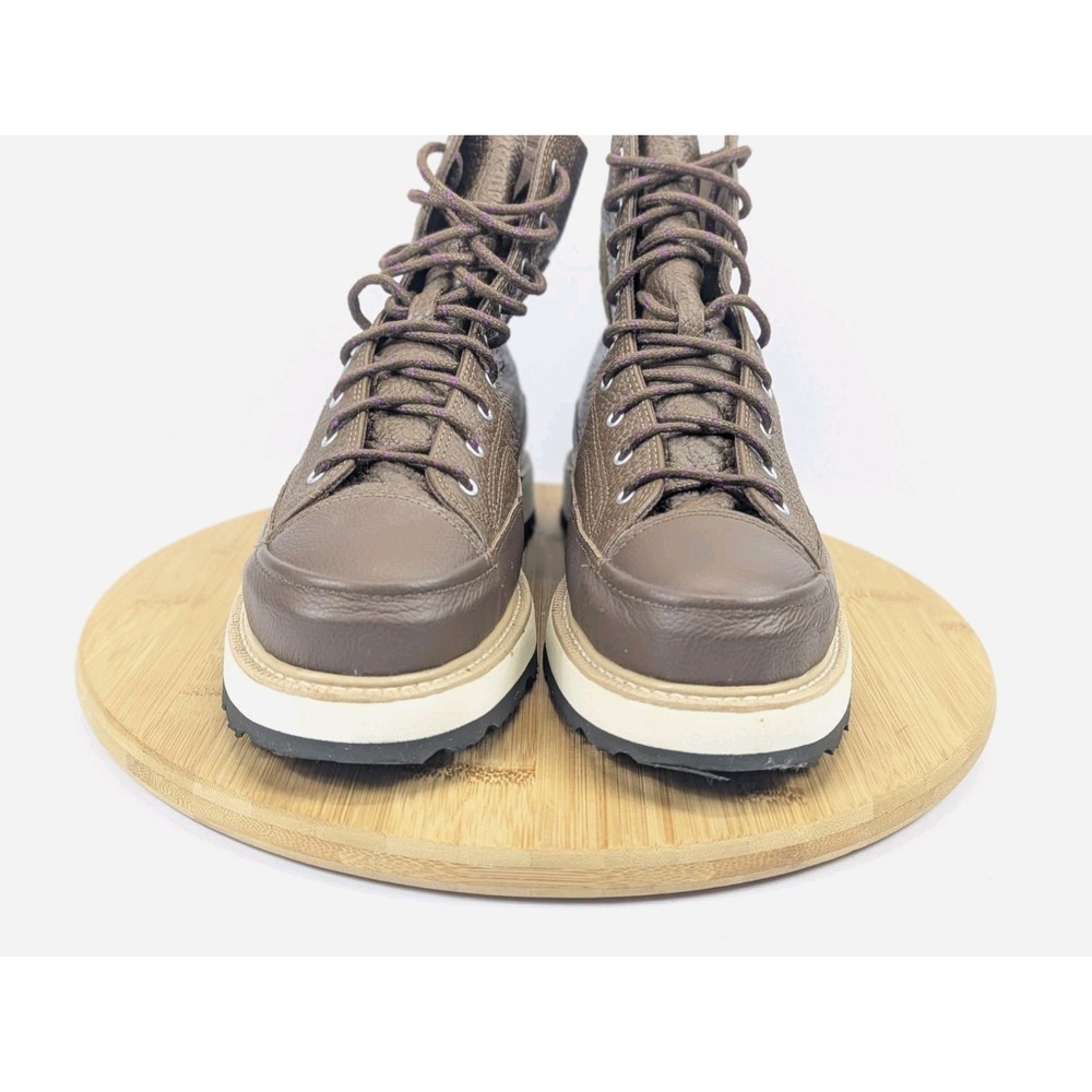 Converse Boots Chuck Taylor All Star Crafted Black Leather Mens 8.5 - Picture 7 of 10